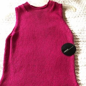 NWT Valerie Stevens pink top Petite Small